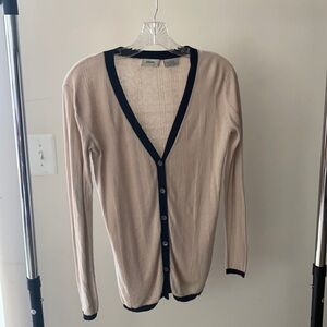 Neiman Marcus Pink and Black Cardigan